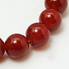 Natural Carnelian Beads Strands G-G338-8mm-02-1