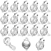 40Pcs Brass Earring Findings KK-SC0005-52S-1