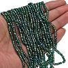 Electroplate Glass Beads Strands GL-CBAA615-02D-1