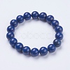 Natural Lapis Lazuli Beaded Stretch Bracelets BJEW-I253-10mm-09-1