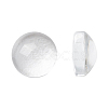 Transparent Glass Cabochons X-GGLA-R026-6mm-1