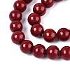 Synthetic Turquoise Round Beads Strands TURQ-T004-14B-3