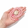 Natural  Rose Quartz Beads Strands X-G-L104-8mm-01-5