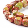 Natural Regalite/Imperial Jasper/Sea Sediment Jasper Beads Strands G-Z008-01C-3