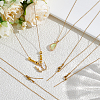 12Pcs 3 Styles 304 Stainless Steel Cable Chain Adjustable Slider Necklaces NJEW-NB0001-36G-4