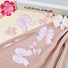 12Pcs 2 Styles Bowknot Polyester Iron on/Sew on Patches DIY-CY0001-15-3