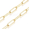 3.28 Feet Soldered Brass Paperclip Chains X-CHC-D025-03G-2