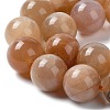 Natural Sunstone Beads Strands G-N327-01B-03-2