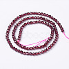 Natural Garnet Beads Strands G-D167-B-2mm-3