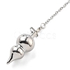 Brass Dowsing Pendulum Big Pointed Gourd Pendants KK-H491-07P-2