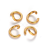 Ion Plating(IP) 304 Stainless Steel Open Jump Rings X-STAS-M235-A-01-1