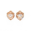 Heart Alloy Charms X-ZIRC-R007-043A-03KC-2