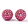 Transparent Resin Rhinestone Graduated Beads RESI-S314-18x20-06-1