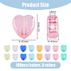 9Bags 9 Colors Acrylic Beads OACR-DC0001-16-2