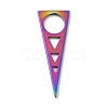 Ion Plating(IP) 201 Stainless Steel Pendants STAS-A066-19M-3