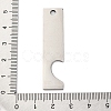 Mother's Day 201 Stainless Steel Big Pendants STAS-R002-21PG-04-3