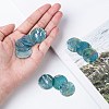 AB Color Plated Capiz Shell Pendants X-SSHEL-T008-01A-5