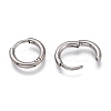 Tarnish Resistant 201 Stainless Steel Huggie Hoop Earrings EJEW-L256-05M-P-3