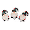 Christmas Single Face Printed Wood Big Pendants WOOD-H102-01F-1