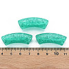 Transparent Crackle Acrylic Beads CACR-S009-001A-NM-5