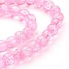 Spray Painted Crackle Glass Beads Strands CCG-Q001-6mm-02-1
