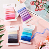 30 Yards 6 Colors Polyester Ribbon OCOR-TAC0028-06A-10