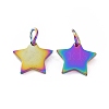 304 Stainless Steel Charms Ion Plating(IP) STAS-Q201-T461M-2