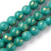 Natural Mashan Jade Beads Strands G-F670-A01-4mm-2