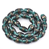 Handmade Gold Sand Lampwork Beads X-LAMP-T006-01C-2