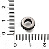 304 Stainless Steel European Beads STAS-H263-18AS-3