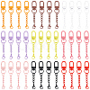 54Pcs Spray Painted Iron Swivel Clasps FIND-SC0022-76-7