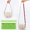 2Pcs 2 Colors Resin Imitation Gemstone Curb Chain Bag Straps FIND-WR0008-61-3
