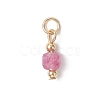 Natural Multicolor Tourmaline Pendants PALLOY-JF05146-3