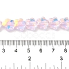 Electroplate Glass Beads Strands EGLA-B006-03A-AB01-4