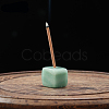 Natural Green Aventurine Incense Burners DJEW-PW0012-125B-1