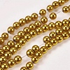 Electroplate Non-magnetic Synthetic Hematite Beads Strands G-J169A-4mm-04-1