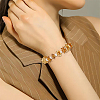60Pcs 10 Style 3D Brass Bead Caps KK-FH0006-47-5