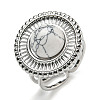 304 Stainless Steel Open Cuff Rings RJEW-C079-16P-2