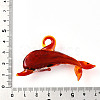 Handmade Silver Foil Lampwork Big Pendants LS-LAMP-T023-13E-3