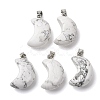Natural Howlite Pendants G-F820-02J-01-1