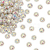 Glass Rhinestone Cabochons FIND-OC0002-33B-1