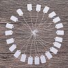 White Rectangle Jewelry Price Tags TOOL-C003-02-7