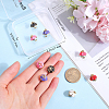10Pcs Real 18K Gold Plated Brass Charms KK-BBC0014-86-3