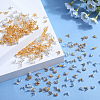 1200Pcs 2 Colors Brass Bead Tips KK-SP0001-94-4