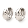 Rack Plating Brass Cuff Earrings for Women EJEW-Q770-23P-1