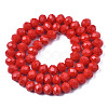 Electroplate Glass Beads Strands LS-EGLA-A044-P8mm-A22-3