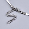 Waxed Cotton Cord Necklace Making MAK-S034-008-4