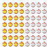 200Pcs 2 Colors Opaque Acrylic Round Beads SACR-BY0001-02-2