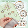 10Pcs Alloy Rhinestone Shank Buttons FIND-FG0003-20KCG-3