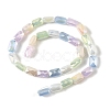 2 Strands Electroplate Glass Beads Strands EGLA-YW0005-63E-1
